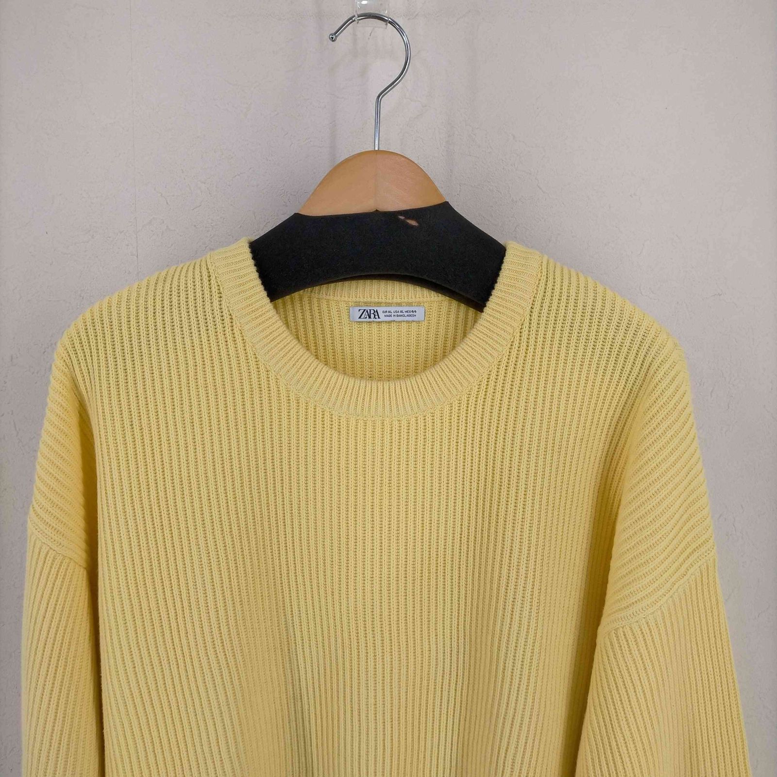 ザラ ZARA オーバーサイズ コットンセーター メンズ import：XL - メルカリ