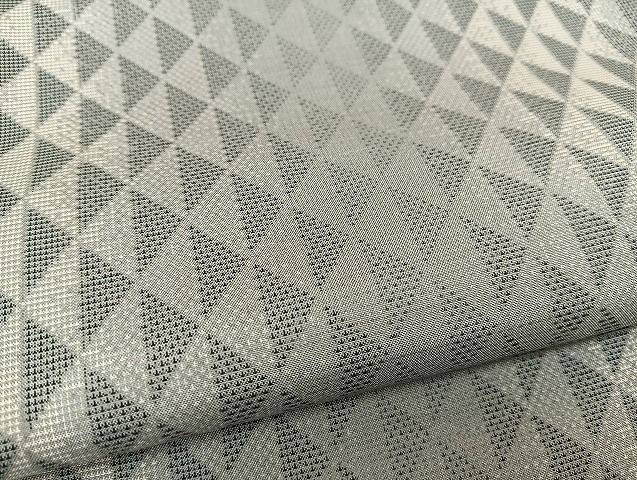 平和屋着物○本場大島紬 9マルキ 幾何学文様 正絹 逸品 BAAT0888yc