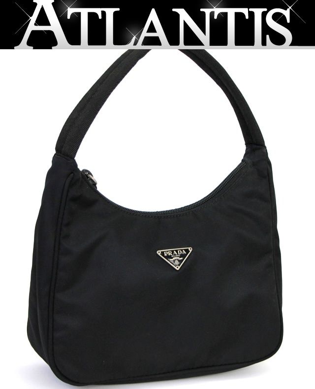 美品✨定番PRADA プラダ NERO 三角ロゴ ボディバッグ ナイロン 黒 プラダ PRADA 三角ロゴ ミニハンドバッグ ナイロン 黒 【70622】 - Mercari