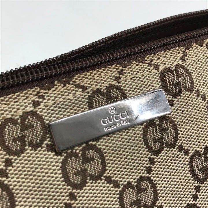 GUCCI グッチ GG キャンバス ハンド バッグ ブラウン レディース a7511  