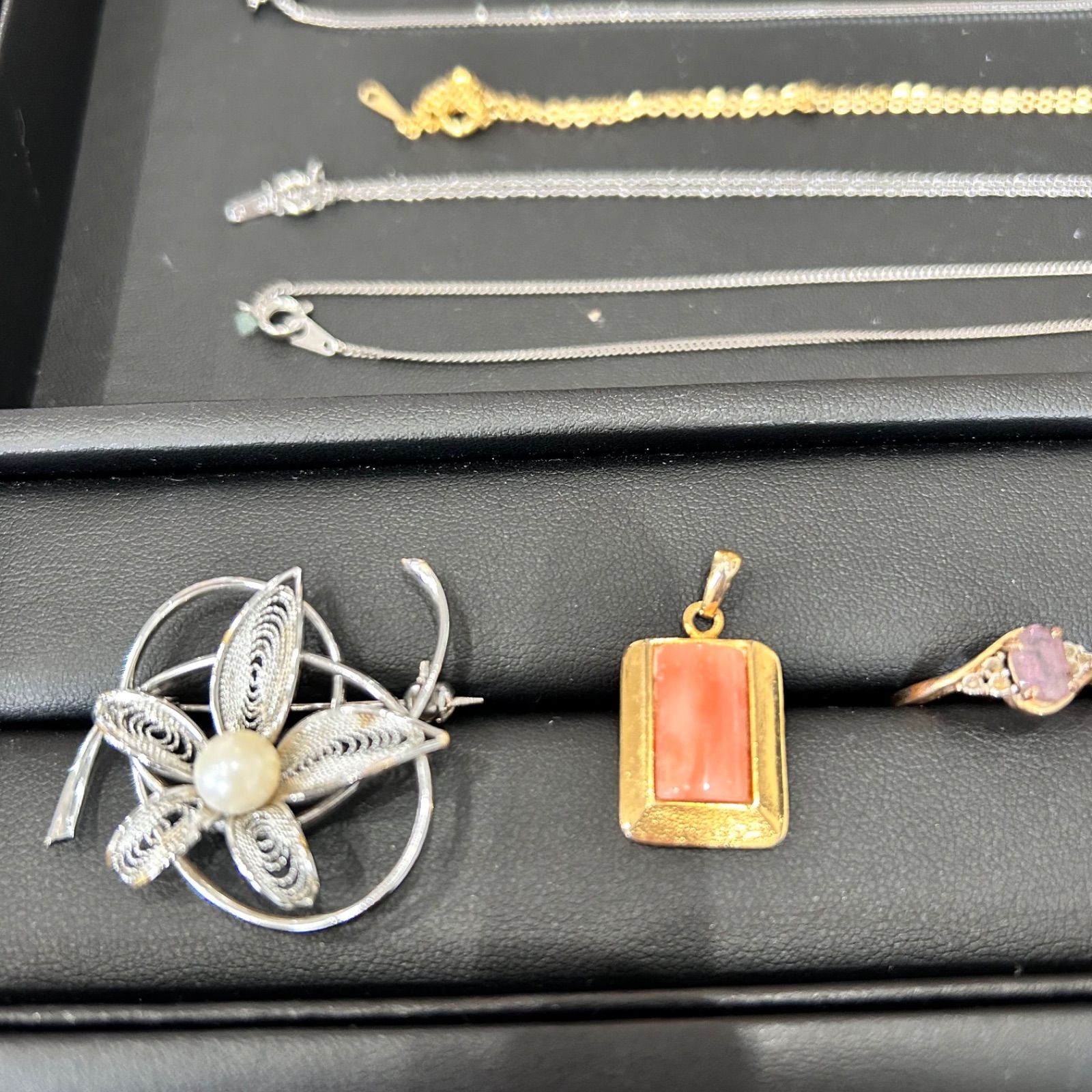 遺品整理品他 旧他実家アクセサリーまとめ大量 ネックレス 指輪