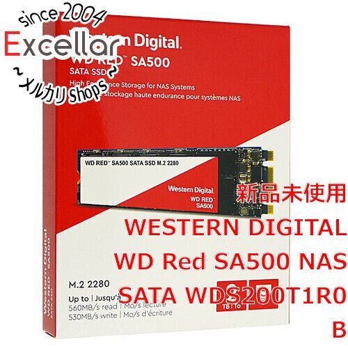 bn:10] Western Digital製 SSD WD Red SA500 NAS SATA WDS200T1R0B 2TB