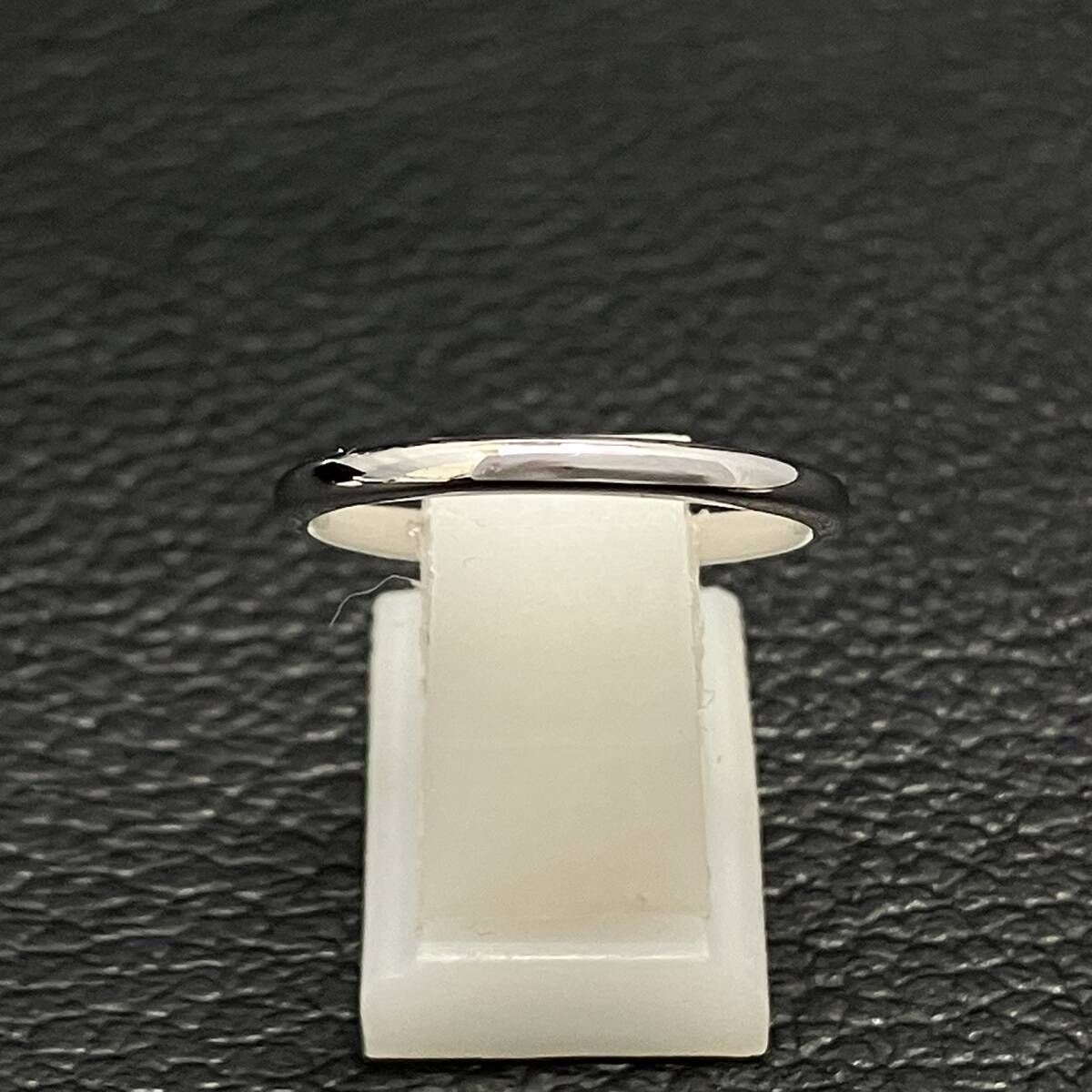 k14 WG 指輪　9号 新品仕上済み シンプル デザイン リング K14 WG 9号 1.7g 金