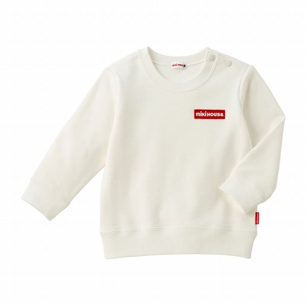 ミキハウス トレーナー アイボリー 90センチ ミキハウス正規販売店⁄ミキハウス mikihouse ウールセーター 90cm