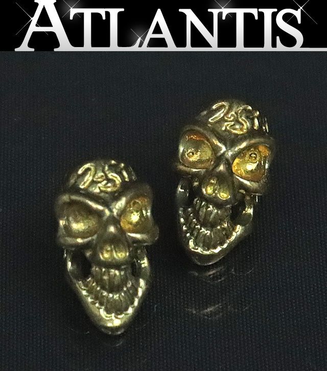 BWL ビルウォールレザー スカルビーズ 2個セット BWL スカルビーズ 2個セット ビルウォールレザー