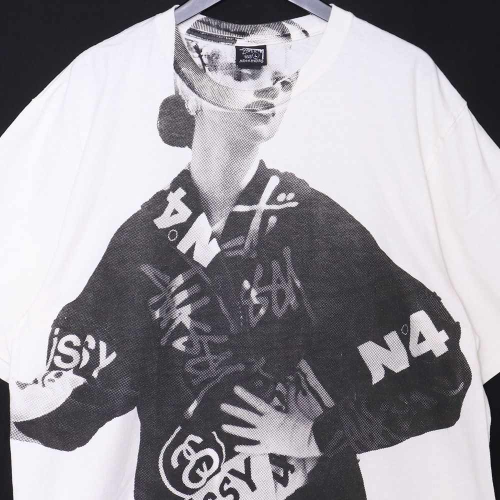 STUSSY PARIS TEE Natural Lサイズ ホワイト - メルカリ