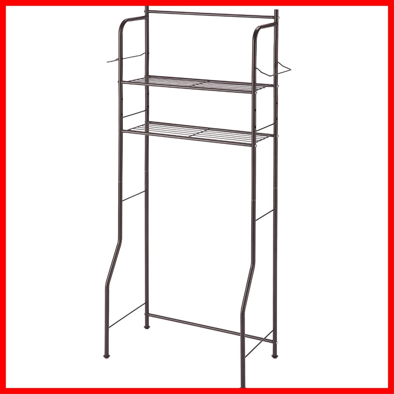 【大特価】ベストコ トイレスペースラック ブラウン 高さ141.5cm トイレ上スペースを有効活用 ND-9136