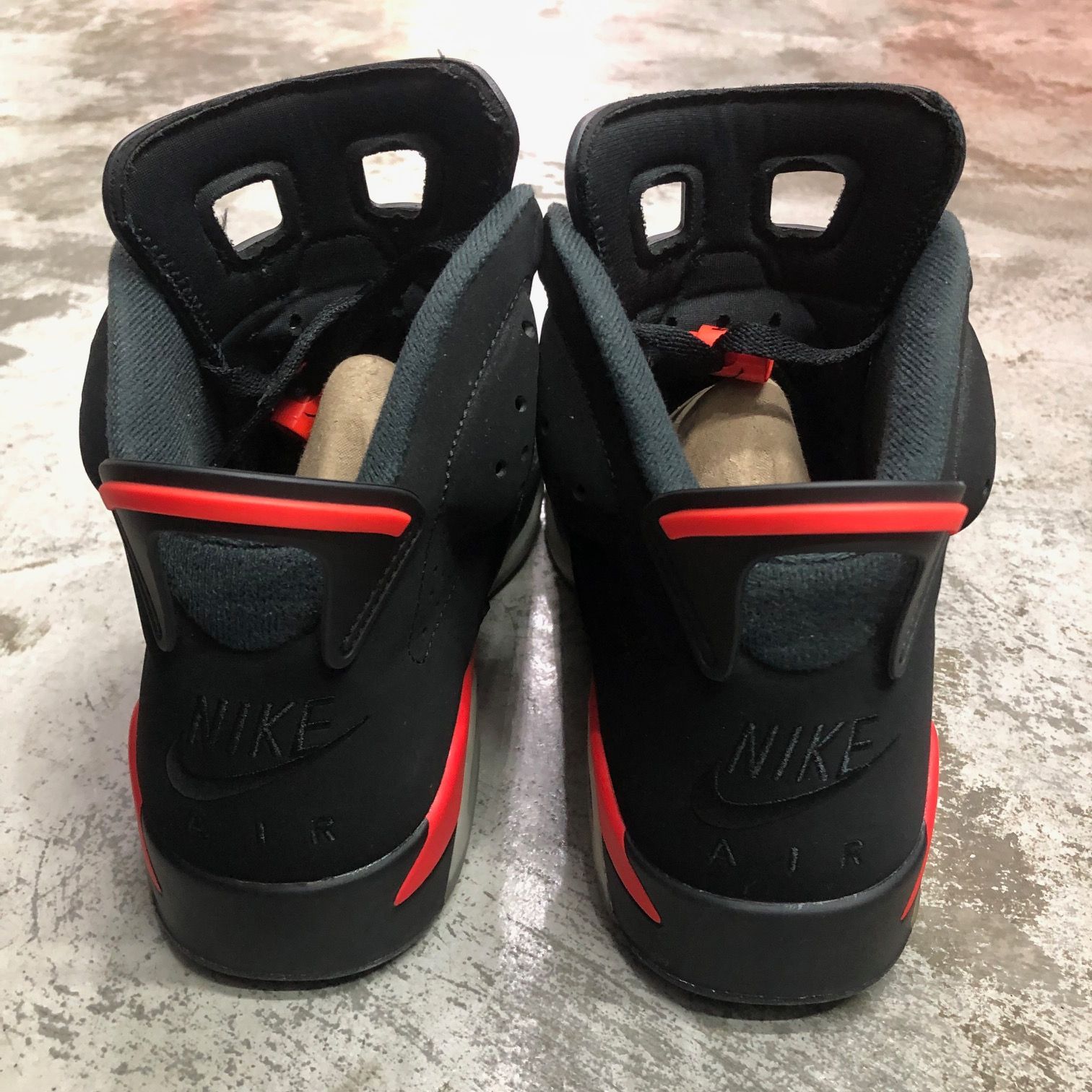NIKE AIR JORDAN 6 RETRO OG BLACK INFRARED 384664-060 インフラ 
