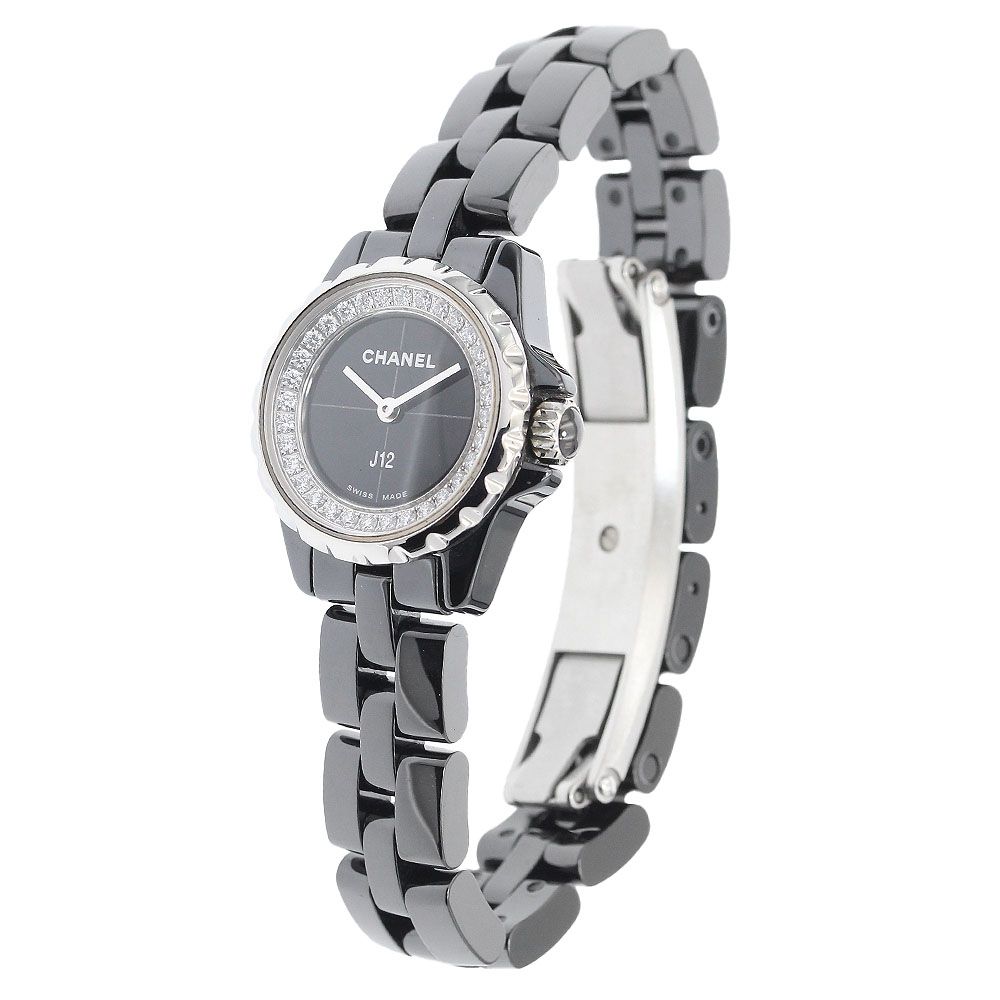 シャネル CHANEL H5235 J12 XS ブラックセラミック ダイヤ クォーツ レディース _904660 シャネル CHANEL H5235 J12 XS ブラックセラミック ダイヤ クォーツ