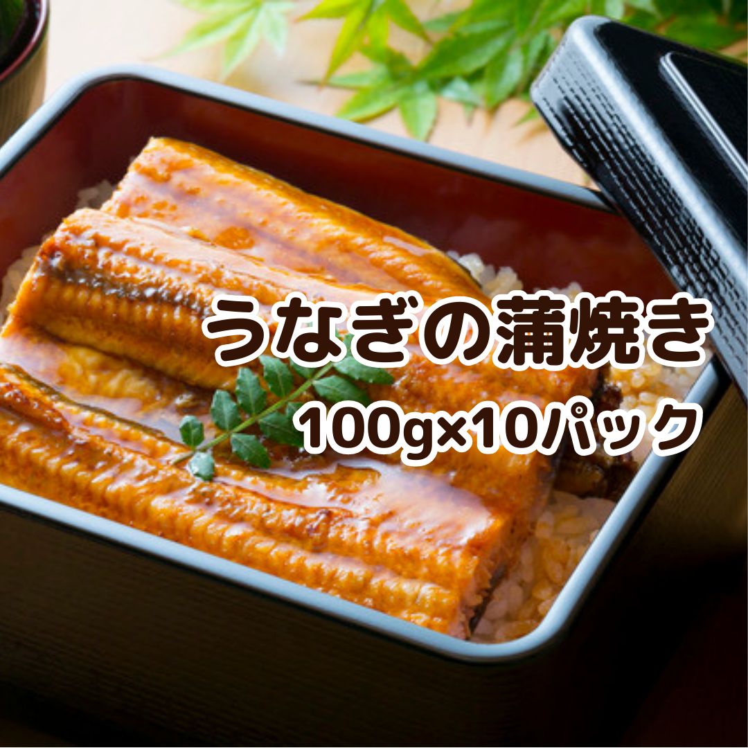 「うなぎの蒲焼き」100g×10パック【賞味期限内かつ、ご入金日から7日以内の平日に発送いたします。】