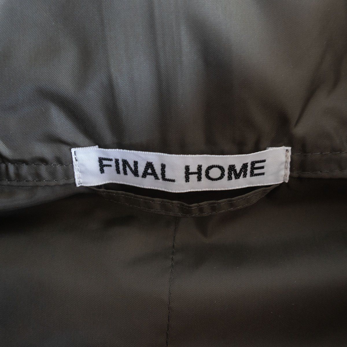 FINAL  ファイナルホーム　多重ジップ　モッズコート タグ付き未使用品】FINAL HOME【多重ジップ コート】S