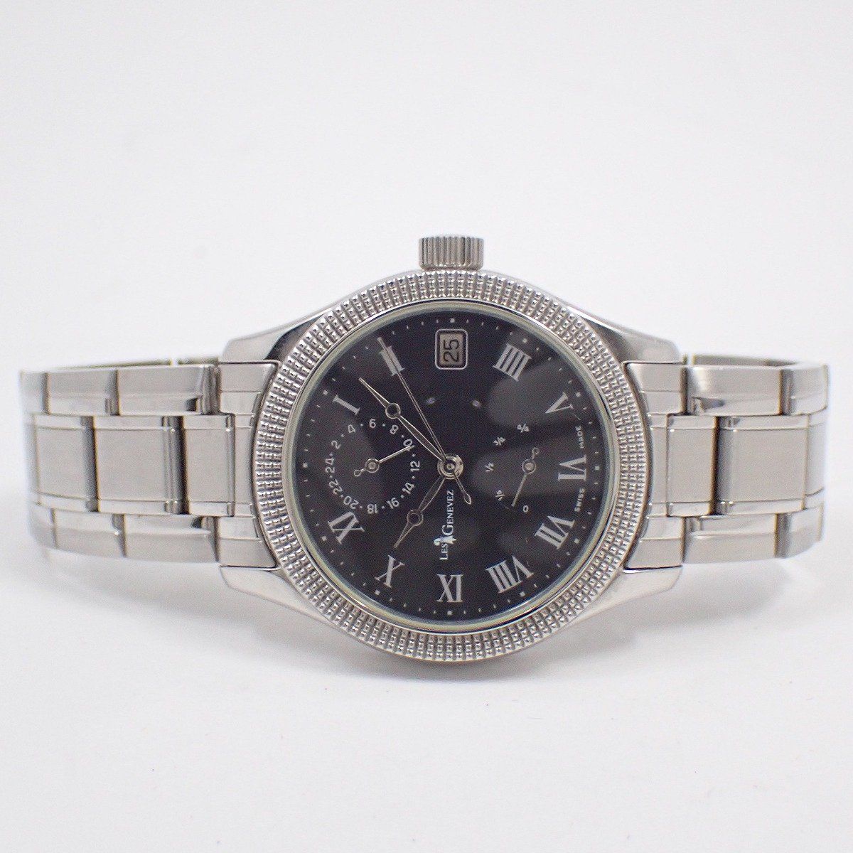 Les Genevez レ・ジェネヴェ GMT 自動巻 パワーリザーブ③1640 Les Genevez レ・ジェネヴェ GMT 自動巻 パワーリザーブ③1640