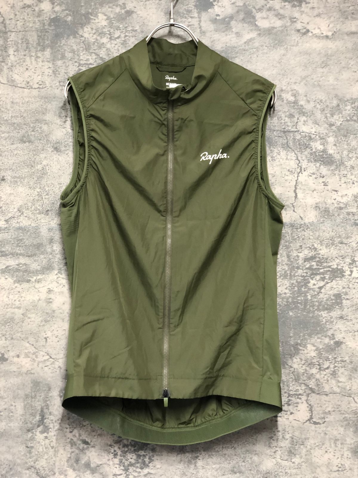 JJ942 ラファ Rapha CORE GILET ジレ サイクルベスト カーキ M
