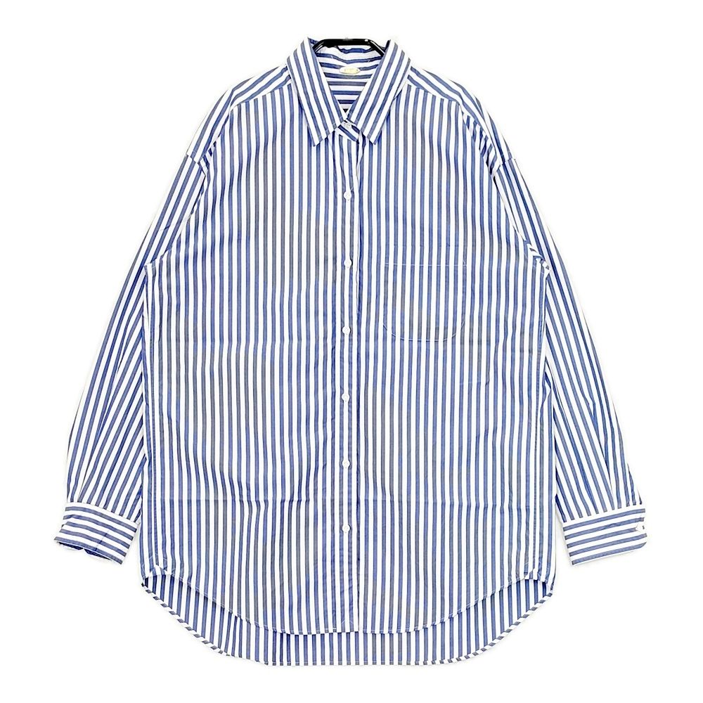 美品 ドゥーズィエムクラス ボーイズ ビッグ シャツ ストライプ オーバーサイズ 美品 ドゥーズィエムクラス オーバーサイズストライプシャツ