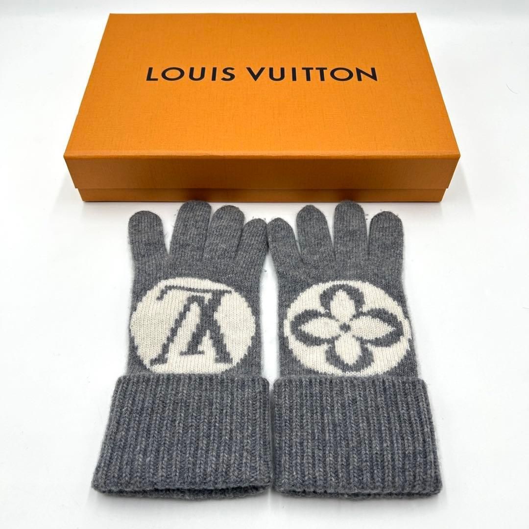 ❣️ルイヴィトン❣️メダリオン•エシャルプニットグローブ手袋【未使用品】 ❣️ルイヴィトン❣️メダリオン•エシャルプニットグローブ手袋【未