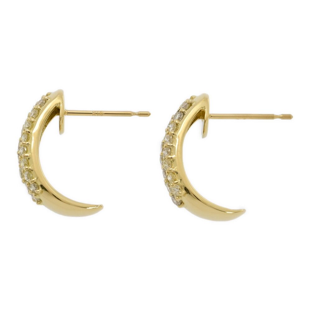 0.5ct/FD:0.5ct/パヴェセッティング・ダイヤモンド ピアス/K18YG