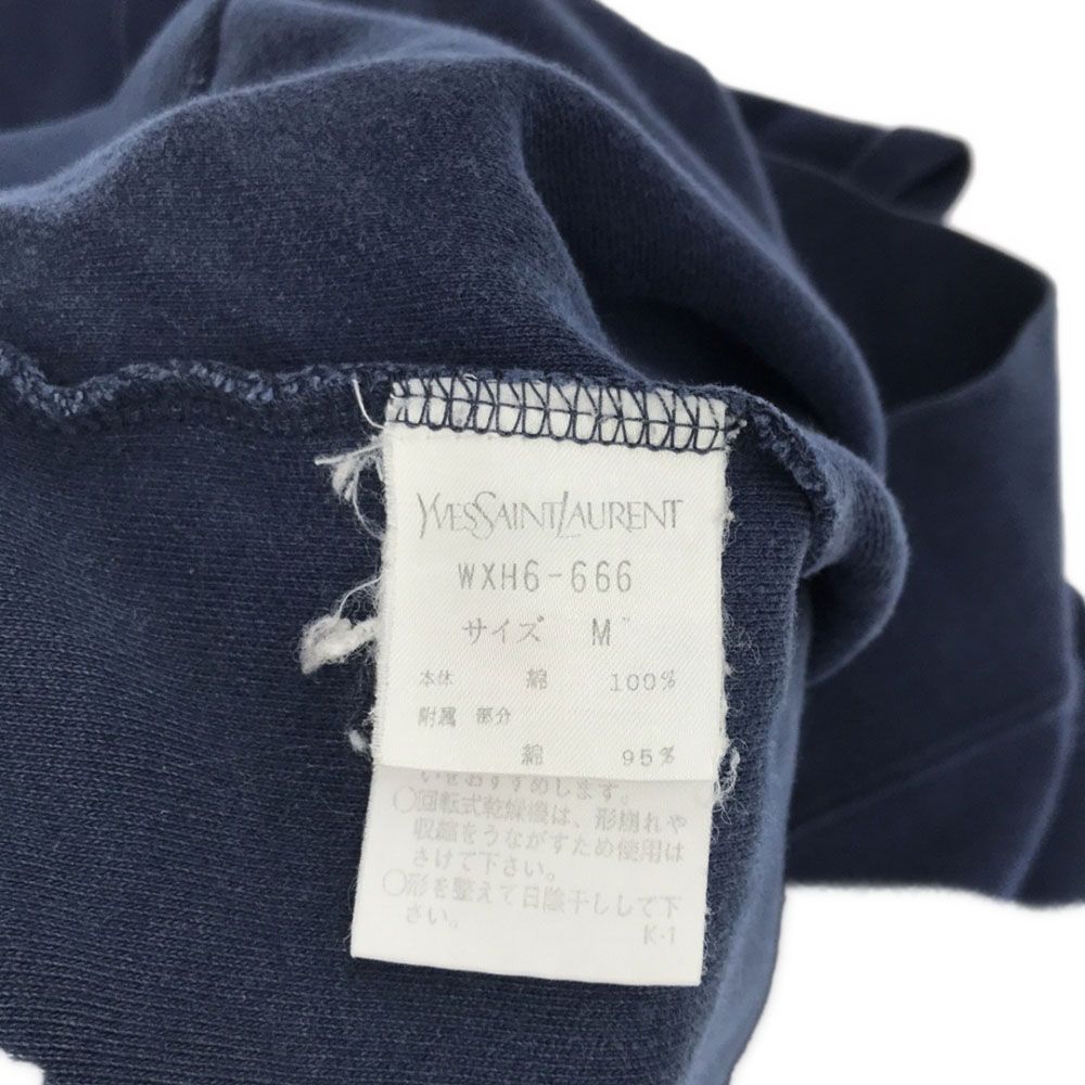 スウェット イヴサンローサン Mサイズ 紺色 トレーナー ネイビー（紺