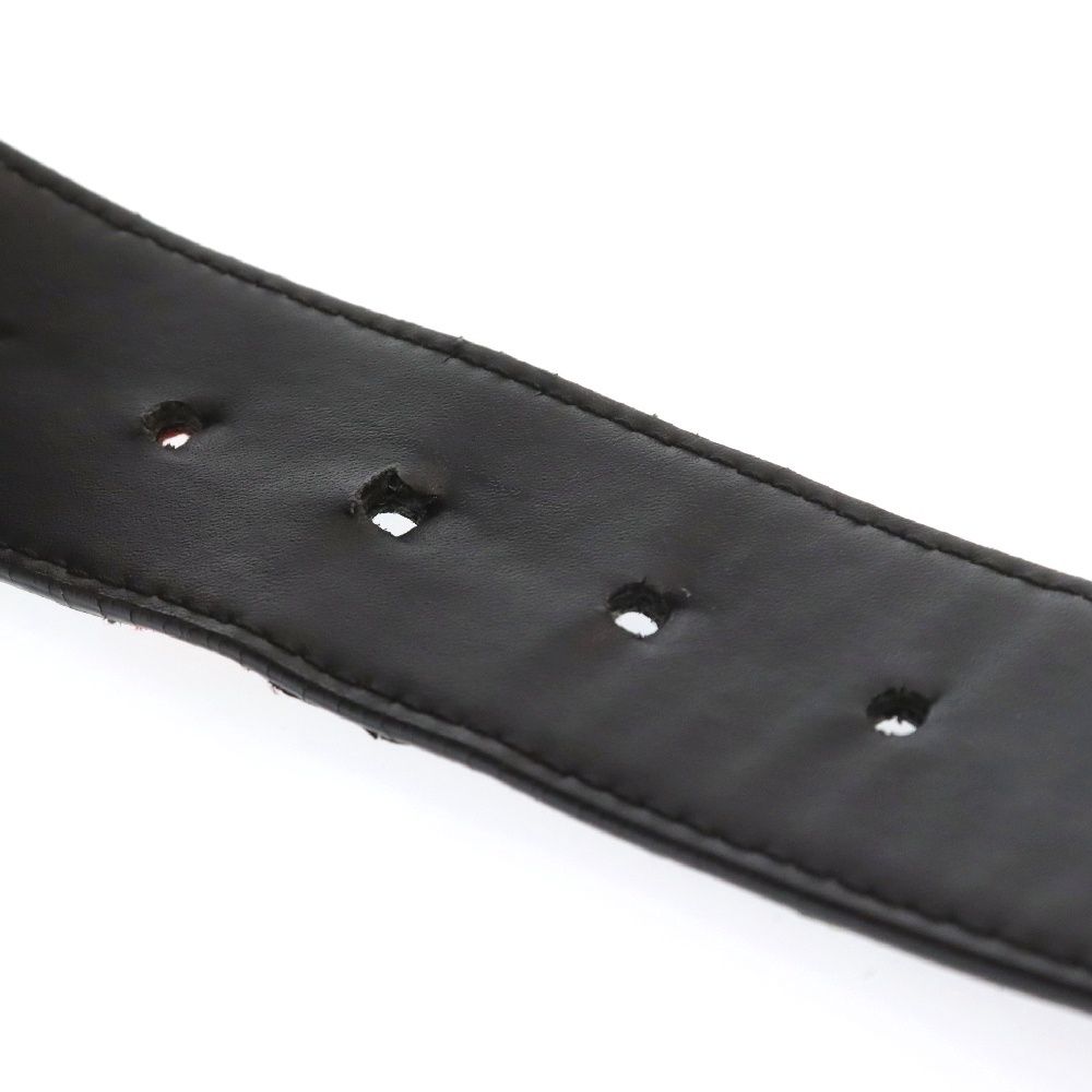 FENDI フェンディ ズッカ柄 ベルト FENDI (フェンディ) ズッカ柄 レザーベルト ブラック/ブラウン