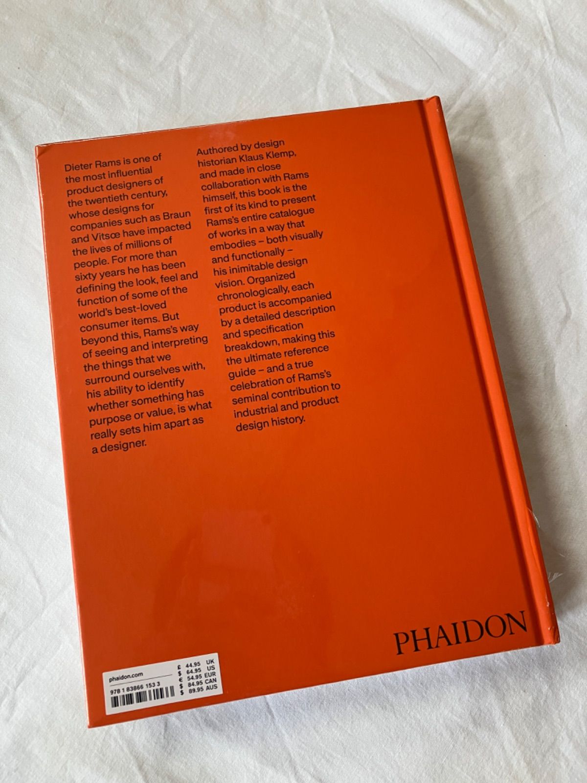  新刊 ディーター ラムス dieter rams アート デザイン 音楽 本