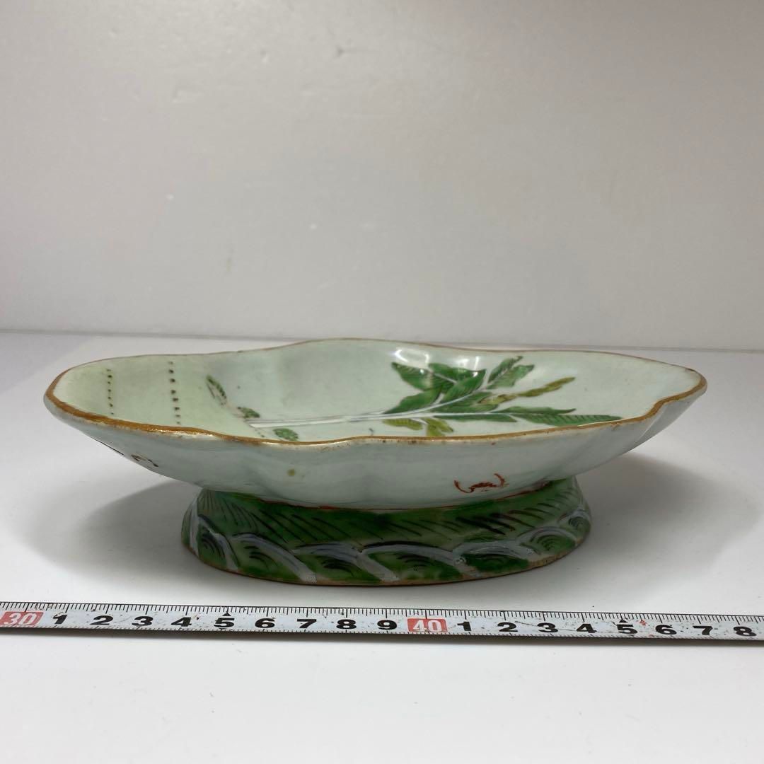 中国清時代 粉彩人物画 長皿 幅約22㎝ タエサ 東さ6-1201② - メルカリ