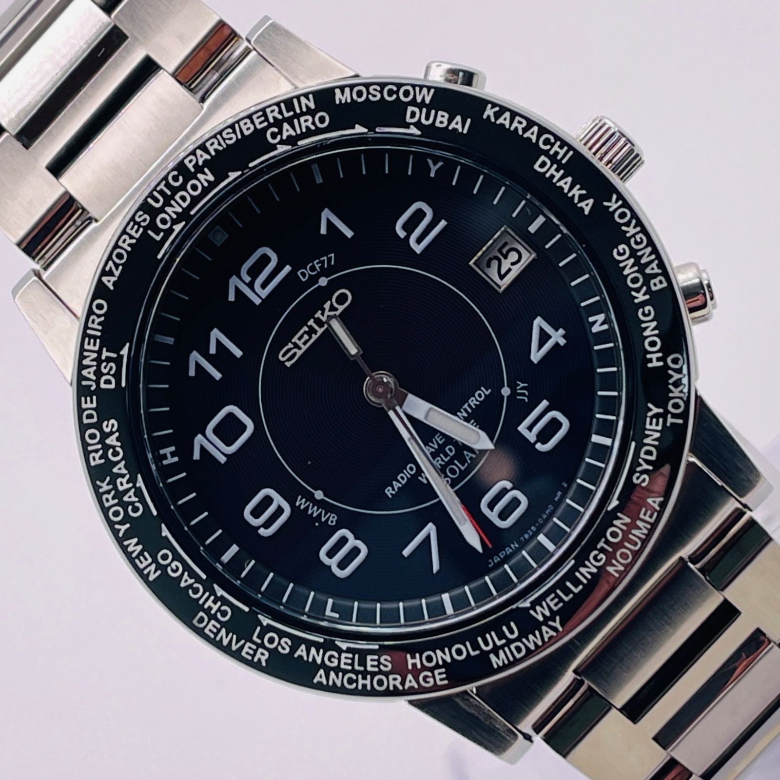 T503）希少！ 美品 正常稼動 SEIKO セイコー 電波ソーラー