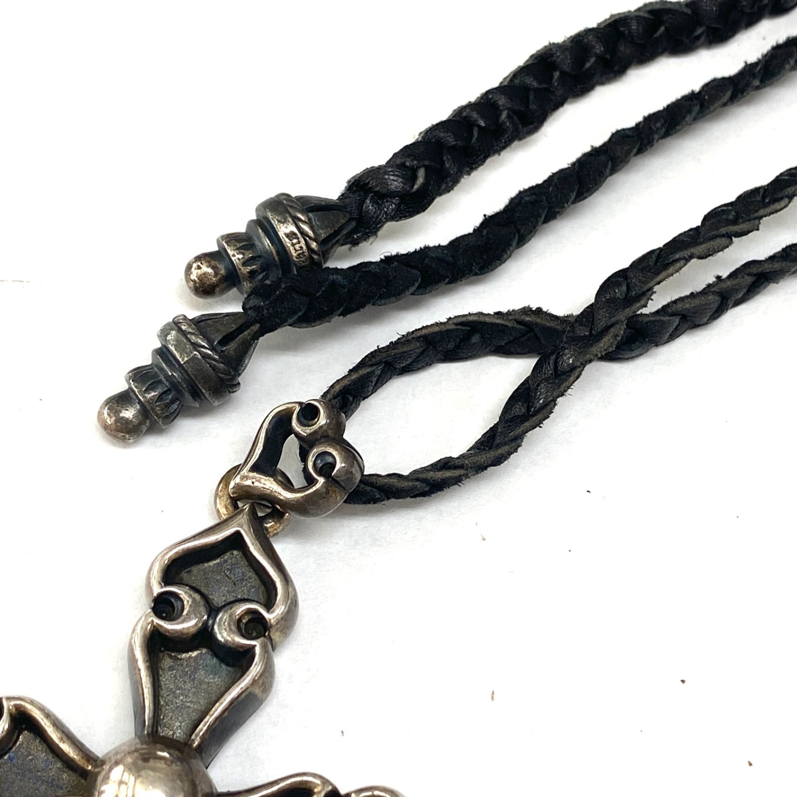 CHROME HEARTS クロムハーツ スペードクロスペンダント ネックレス