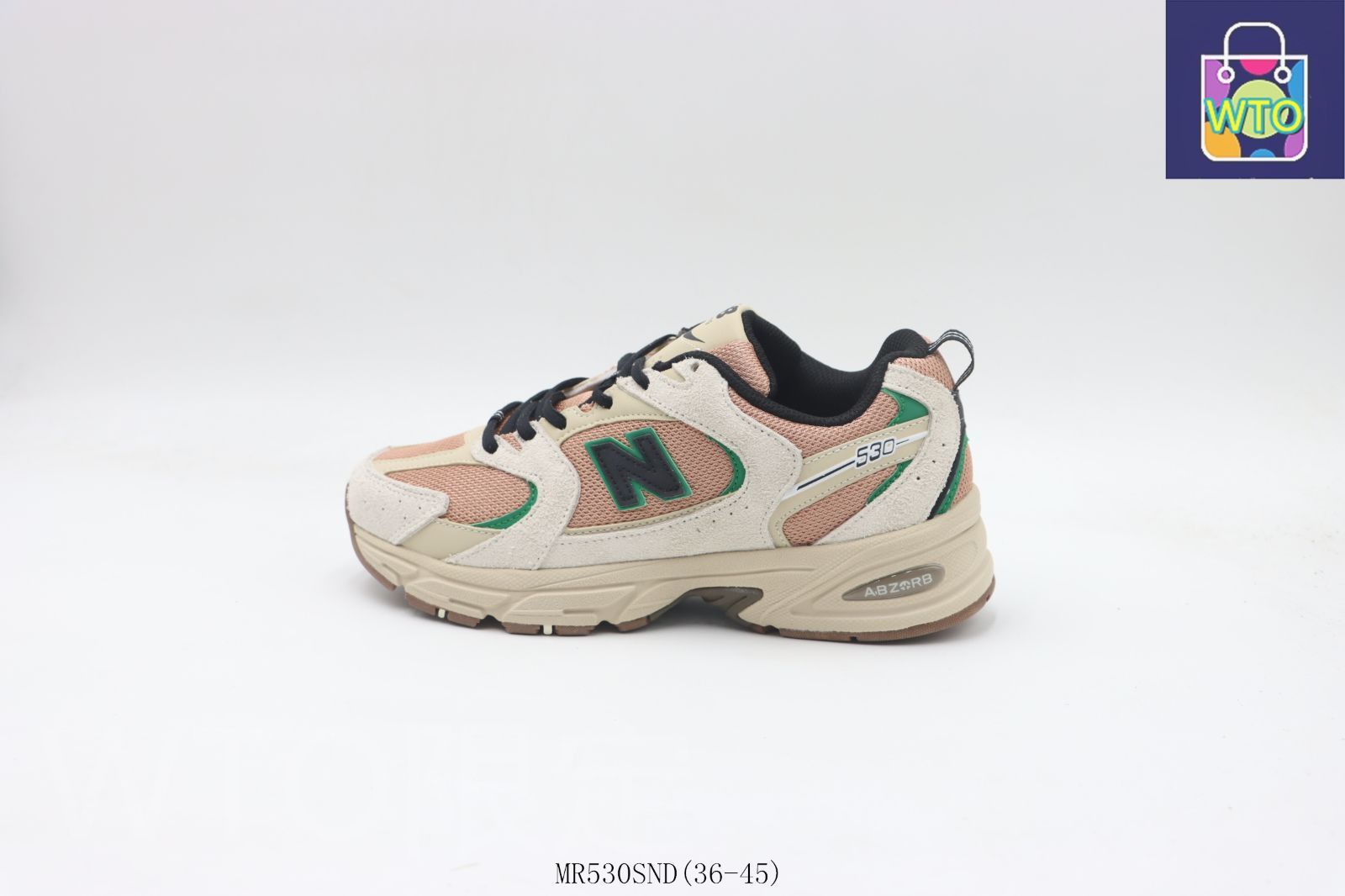 今日 New Balance ニューバランス ホワイトブラウンブラック MR530SND-WTO輸入2