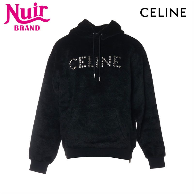 CELINE セリーヌ パーカー ウール×アルパカ 2Y988925R スタッズ
