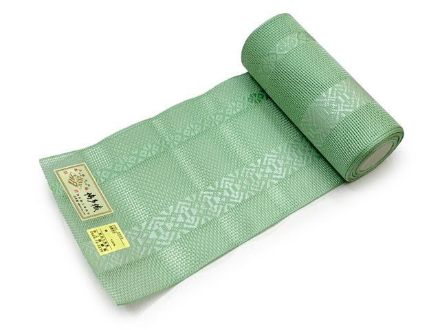 紗の半幅帯 本場筑前 博多織 正絹 細帯 夏用の着物や浴衣に