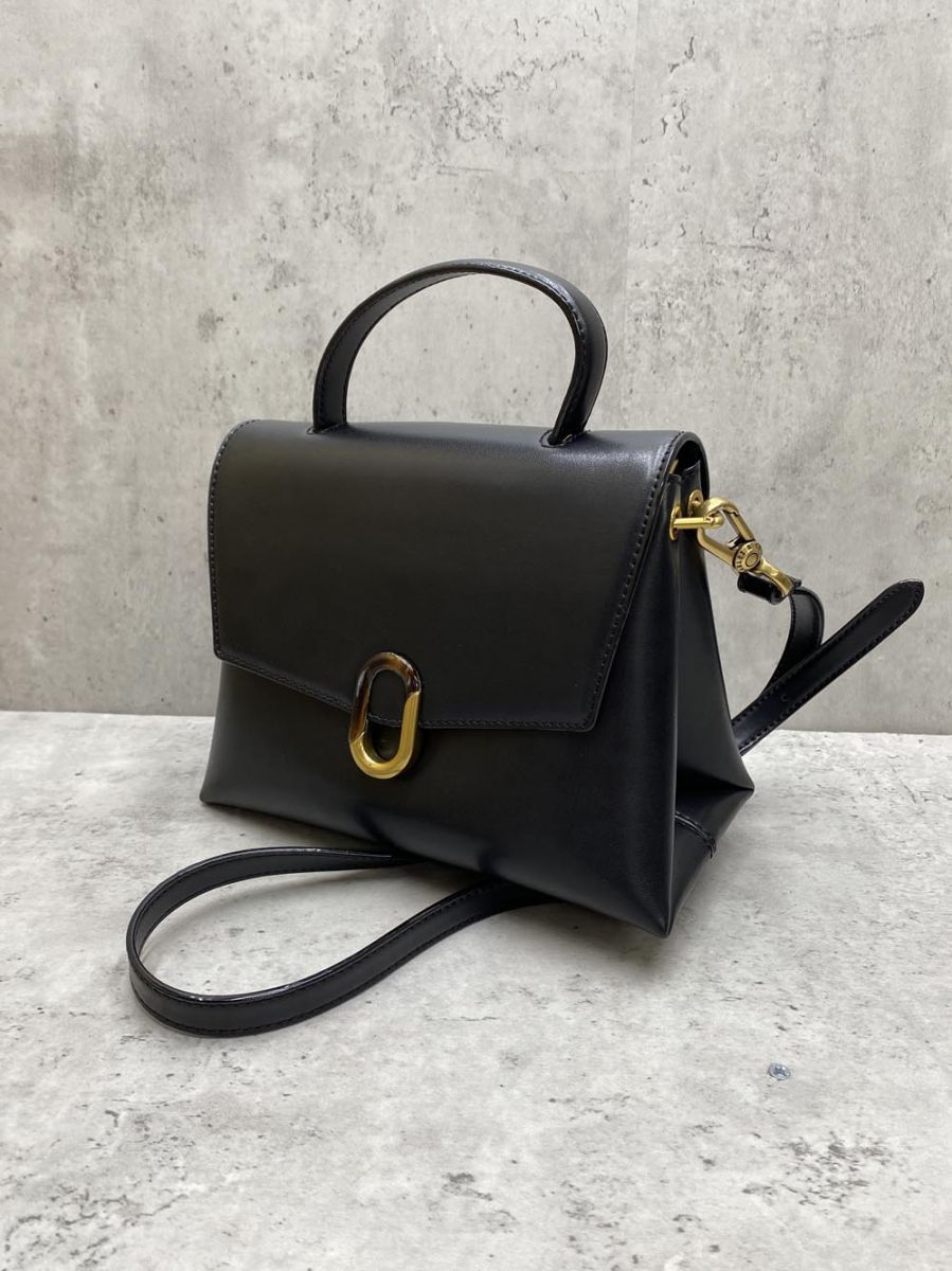 CHARLES - KEITH チャールズ＆キース 80270525 ストーンエンベリッシュド ハンドルバッグ 黒 レディース