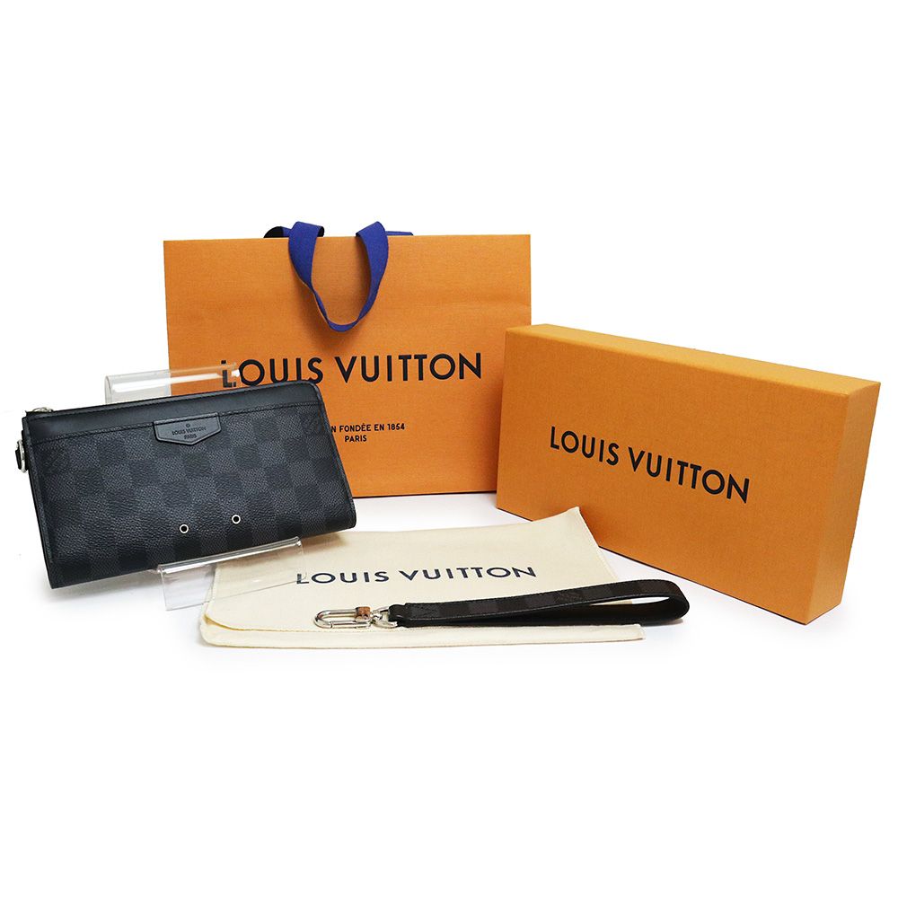 ルイ ヴィトン ジッピー ドラゴンヌ L字ファスナー 長財布 ブラック 黒 シルバー金具 N60379 箱付 LOUIS  VUITTON（新品・未使用品）