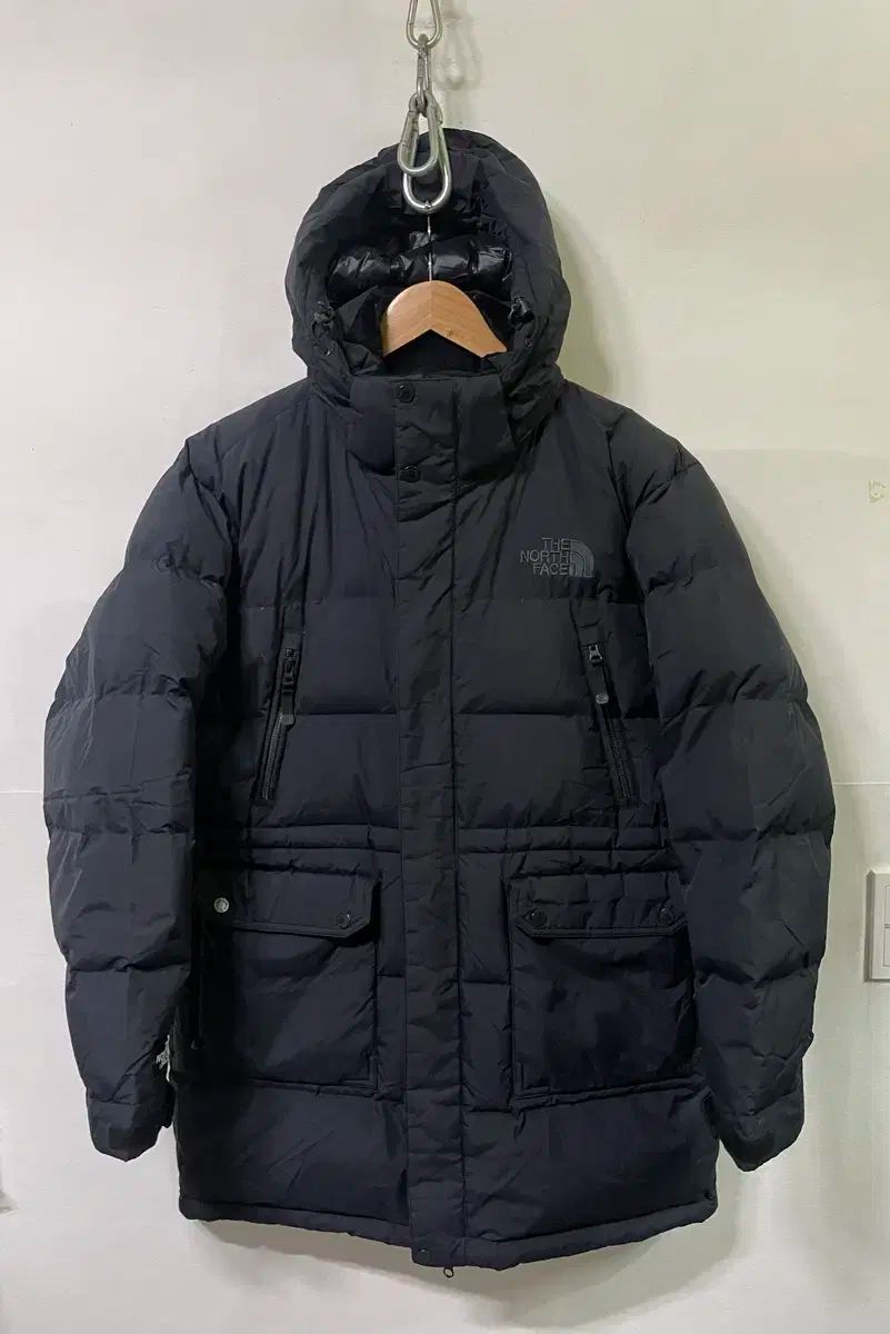 THE NORTH FACE(ザノースフェイス) グースダウン ダウンコート ロング丈ダウンパーカー 100 サイズ モッズダウンコート 黒