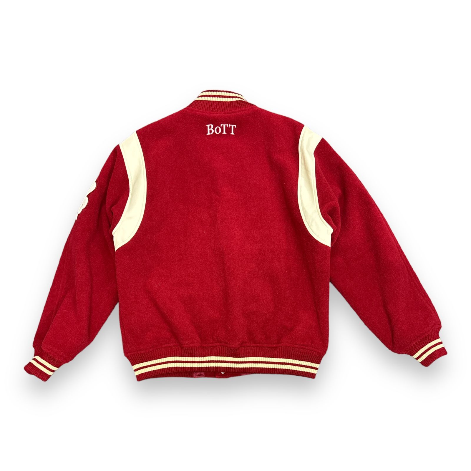 定価41800円 BoTT Teddy Varsity Jacket レザー コンビ テディ 