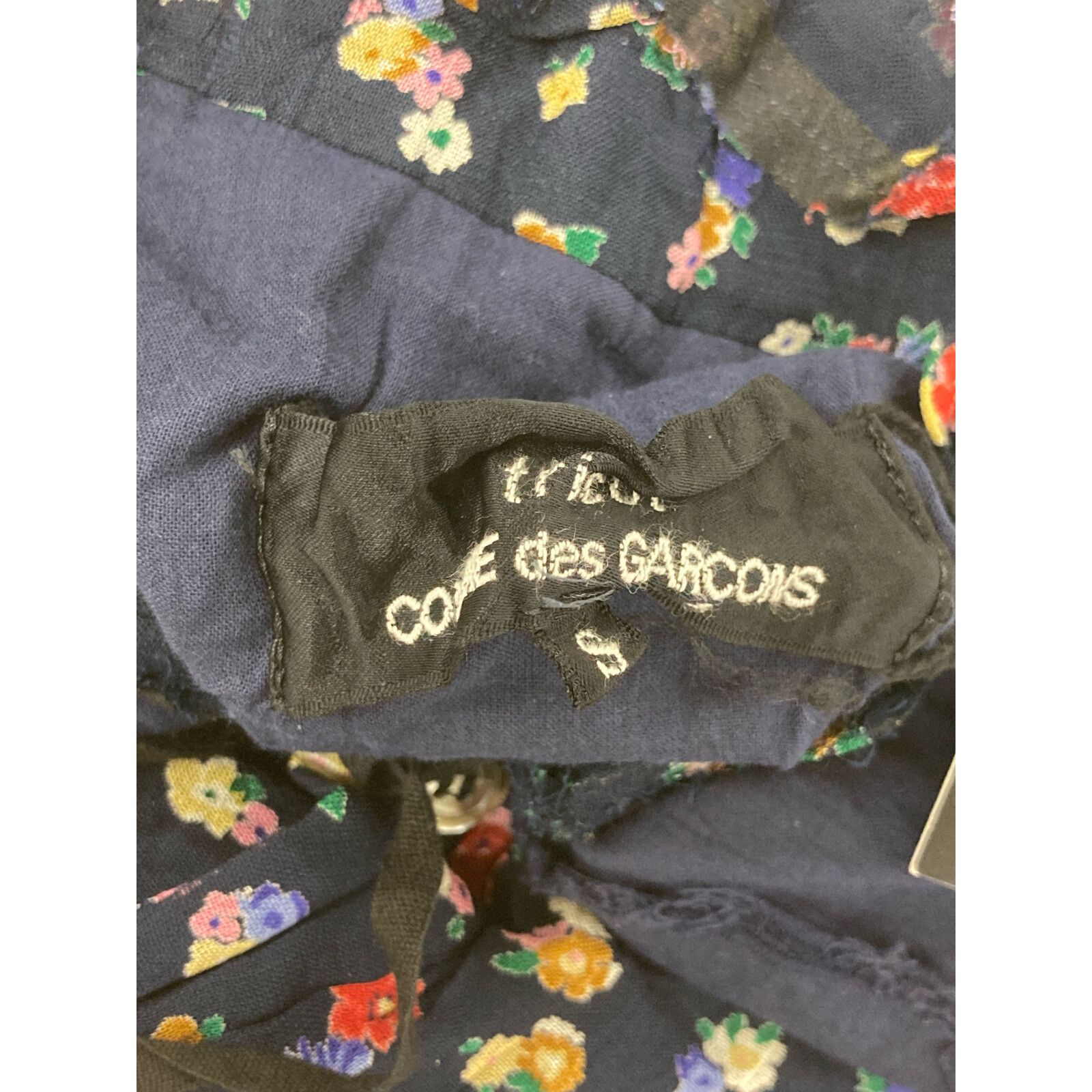 tricotCOMMEdesGARCONS トリココムデギャルソン ネイビー AD2007 TT  