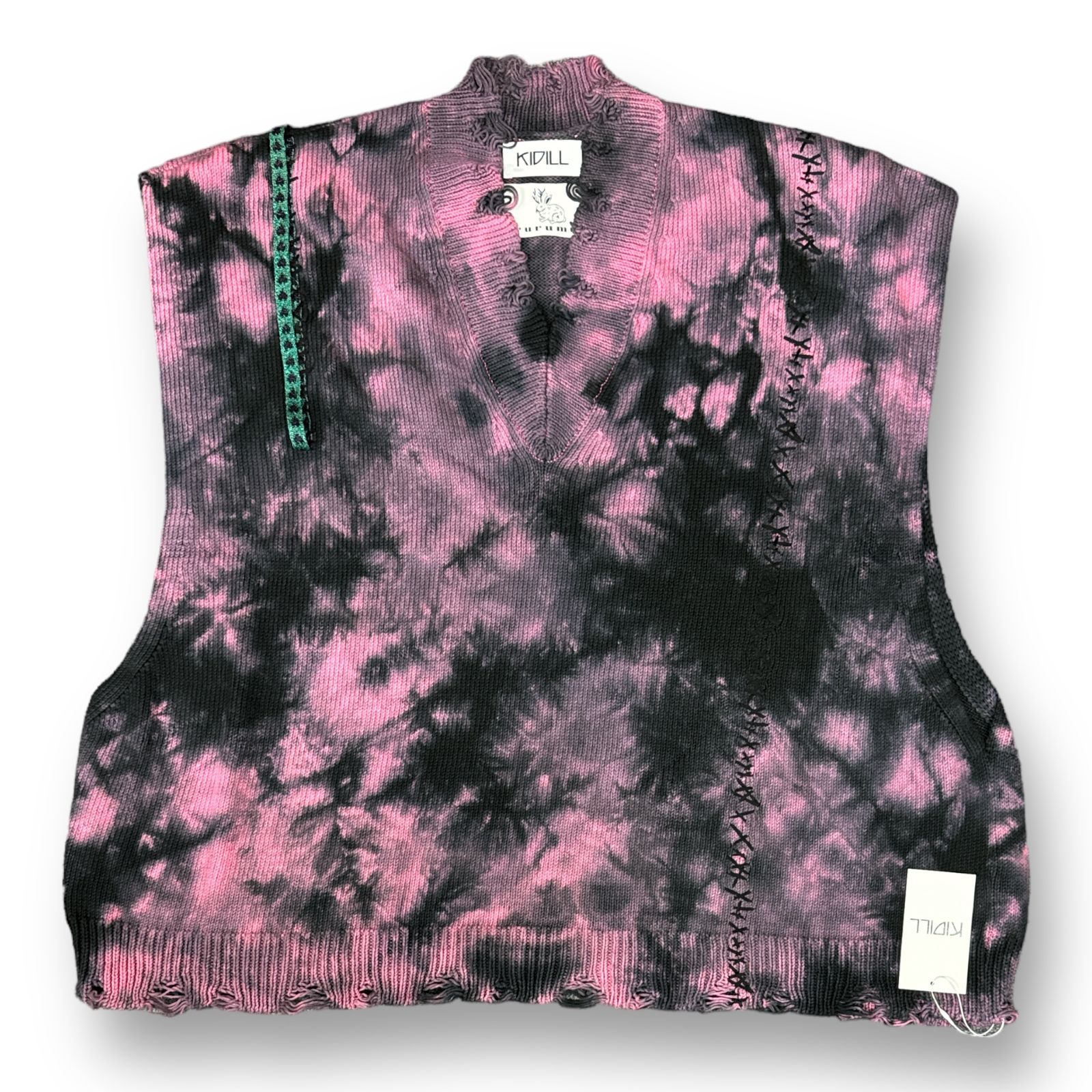 定価57750円 新品 KIDILL KNIT VEST - COLLABORATION WITH rurumu 