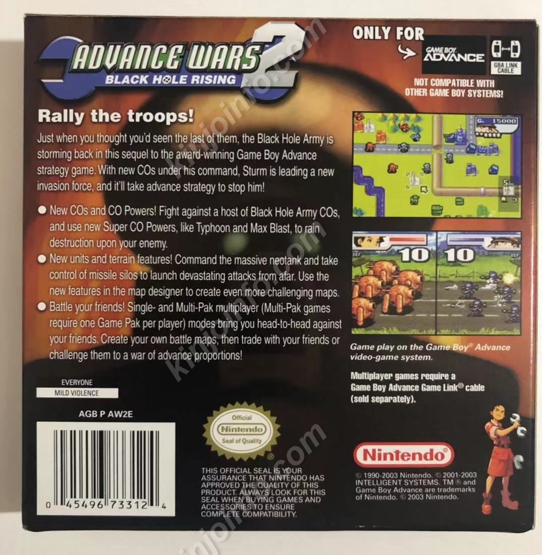 ★週末セール★Advance Wars 2【新品未開封・GBA北米版】 ☆週末セール☆Advance Wars 2【新品未開封・GBA北米版】