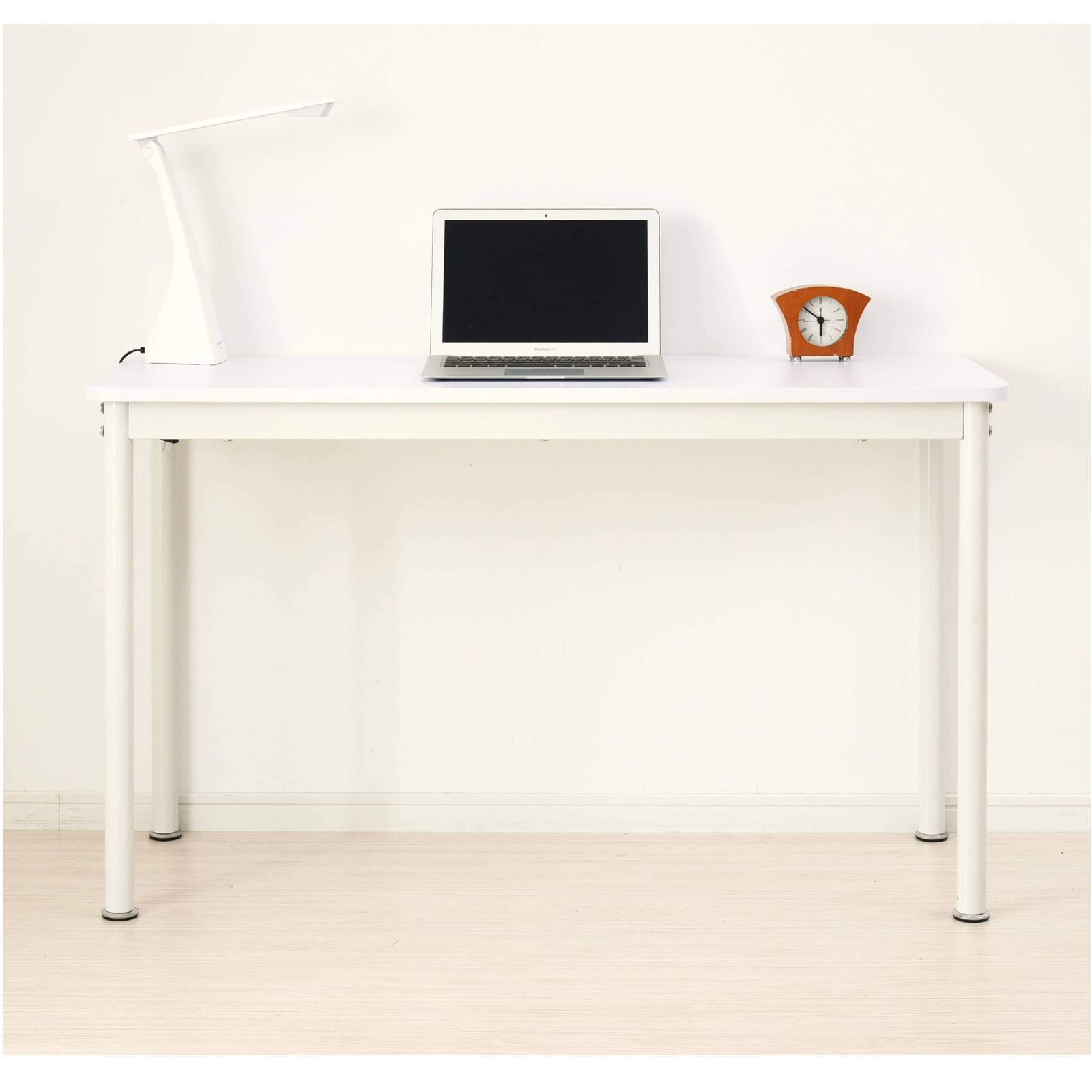 山善 YAMAZEN デスク パソコンデスク 幅120×奥行45×高さ70cm 耐荷重80kg 傷や汚れに強い天板 角が丸い 組立品 オフホワイト アイボリー MFD1245R OW IV