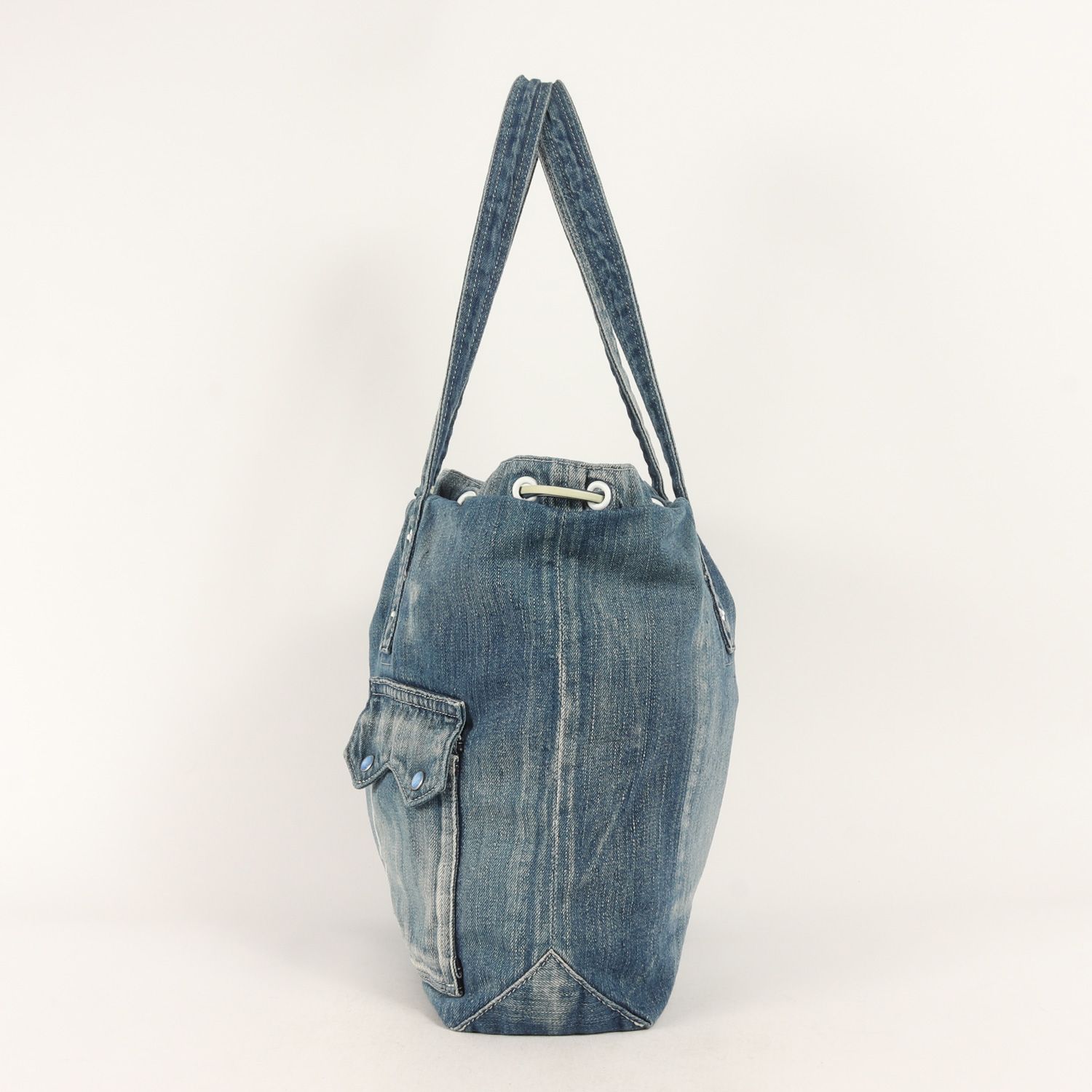 Porter Classic ポータークラシック バッグ サイズ:M 16SS SUKUMO Leather ヴィンテージ加工 デニム トートバッグ  DENIM TOTE BAG M インディゴ ブランド カバン【メンズ】 - メルカリ