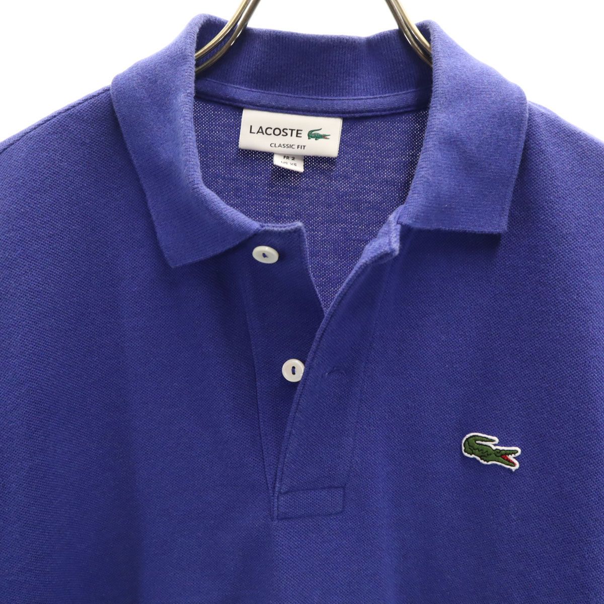 未使用　LACOSTE　ラコステ　正規品　ポロシャツ　半袖　メンズ　ブルー　XL Amazon | ラコステメンズShort Sleeve Regular Fit Solid Polo