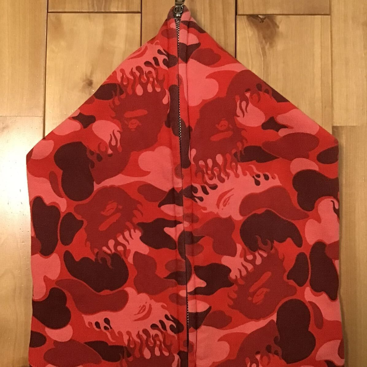 ☆激レア☆ Fire camo パーカー Mサイズ a bathing ape FLAME BAPE 