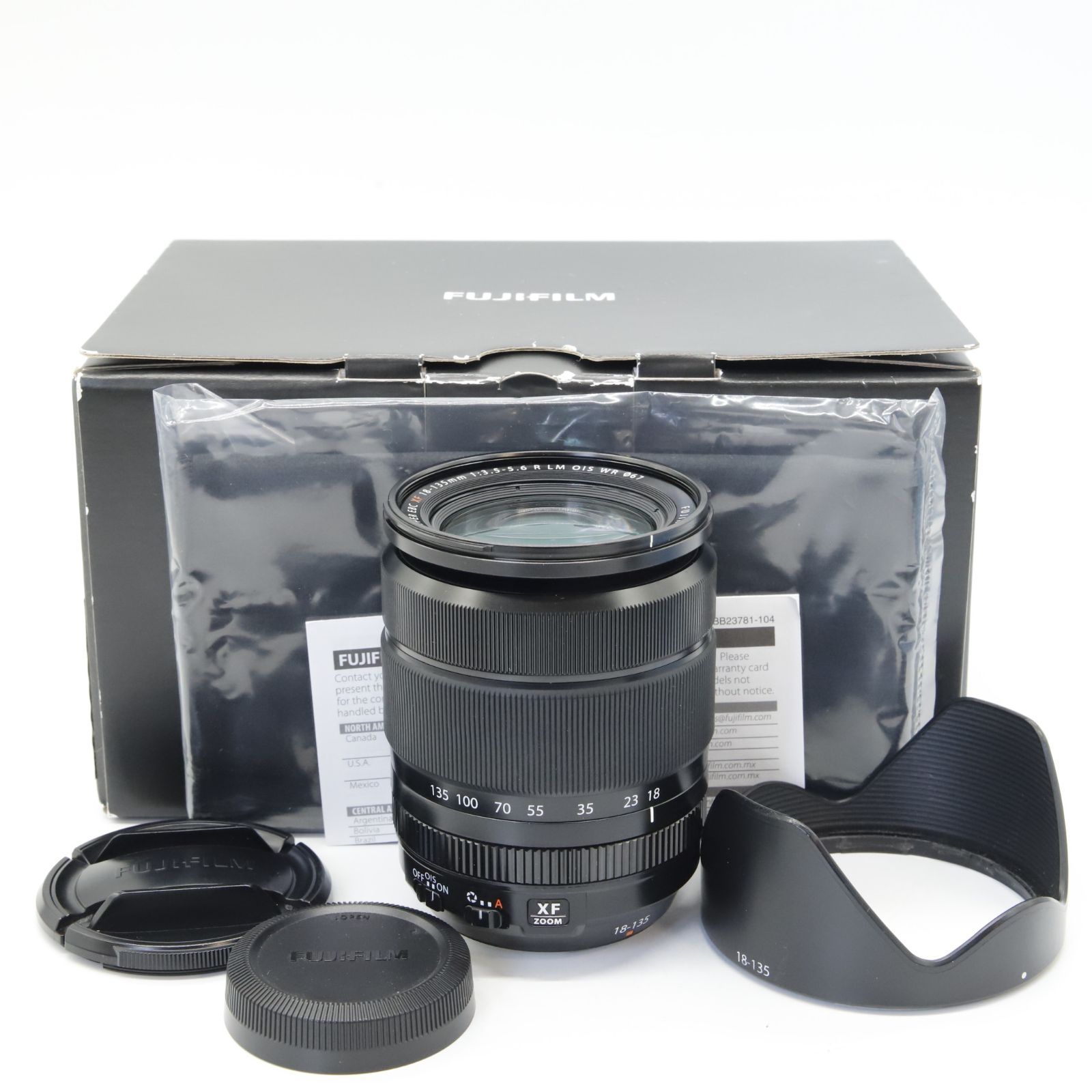 富士フイルム FUJIFILM X 交換レンズ フジノン ズーム 高倍率 18-135mm 手ブレ補正 防塵防滴耐低温 リニアモーター 静音 絞りリング F XF18-135mmF3.5-5.6 R LM OIS WR