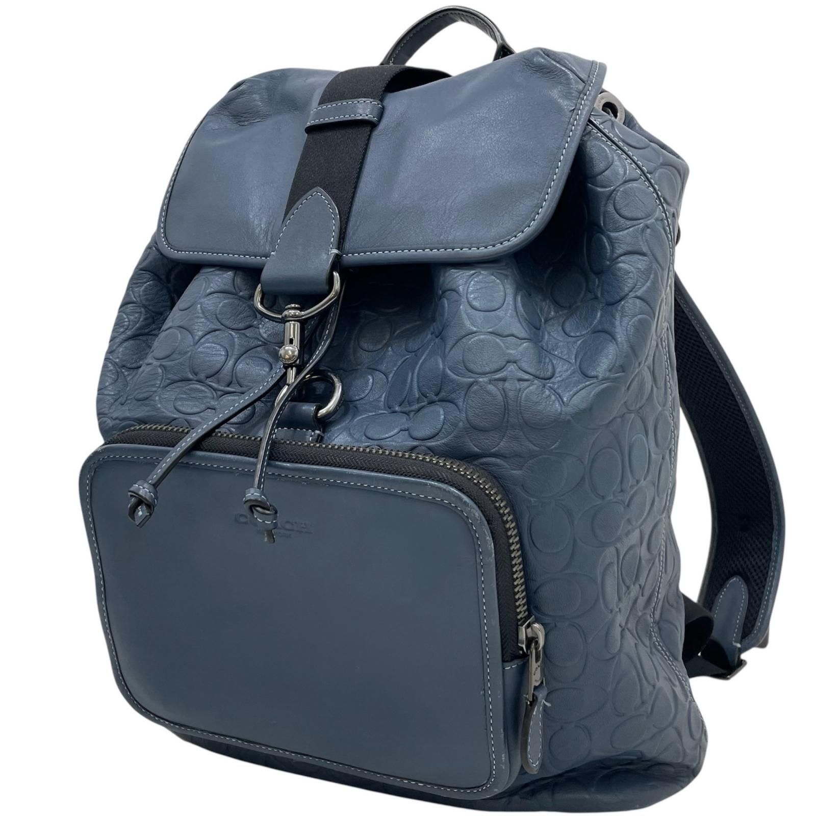 COACH | コーチ サリバン バックパック シグネチャー リュック デイパック C9868 ネイビー 尾張小牧店