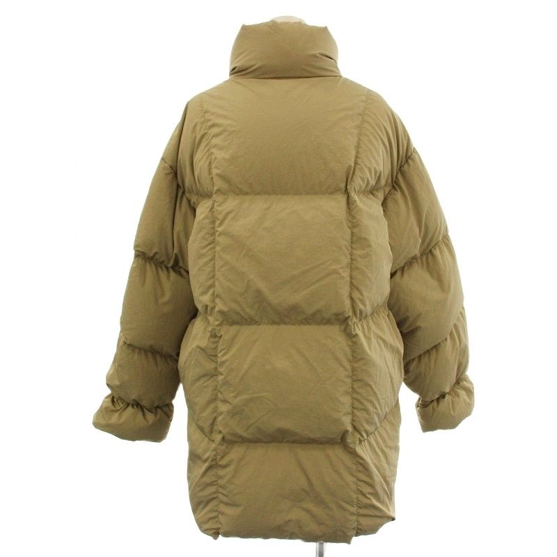 トゥデイフル TODAYFUL 22AW STAND COLLAR DOWN JACKET ダウンジャケット スタンドカラー 36 ベージュ 12220007 | G