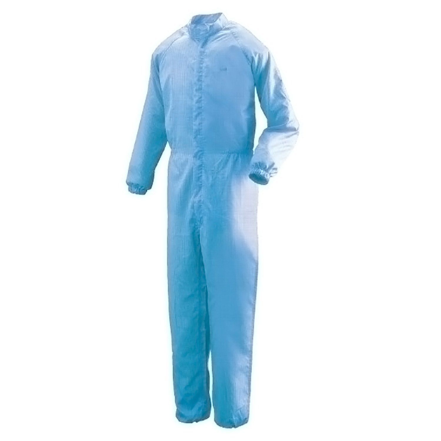 ミドリ安全 クリーンウェア クリーンスーツ 男女兼用 制電 速乾 C 1031 B ブルー 4 L