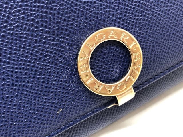BVLGARI(ブルガリ) ロゴクリップ 二つ折り長財布 / 36317 【64464-007  