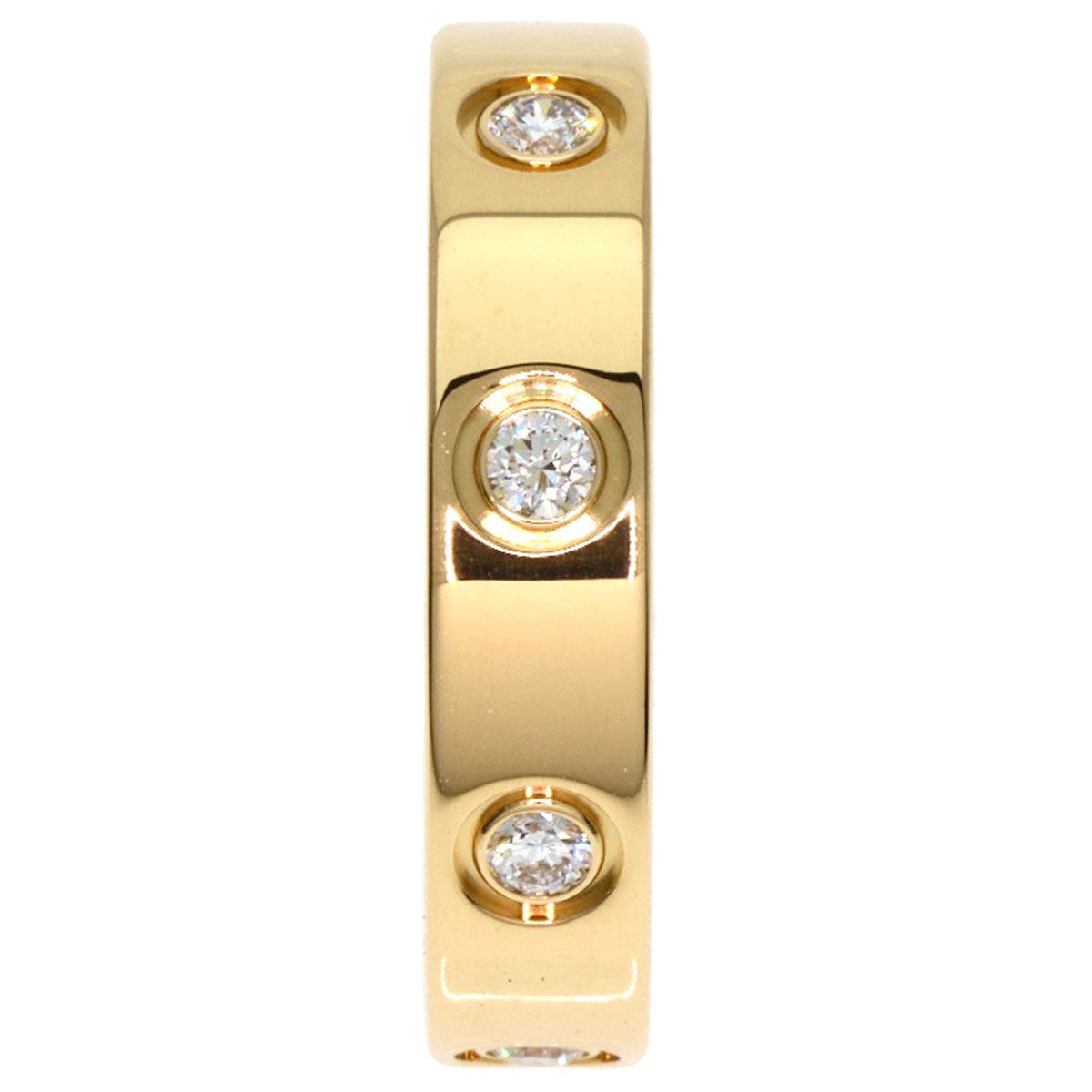 カルティエ Cartier K18YG ダイヤ ミニラブリング 48号 LOVE（Cartier 