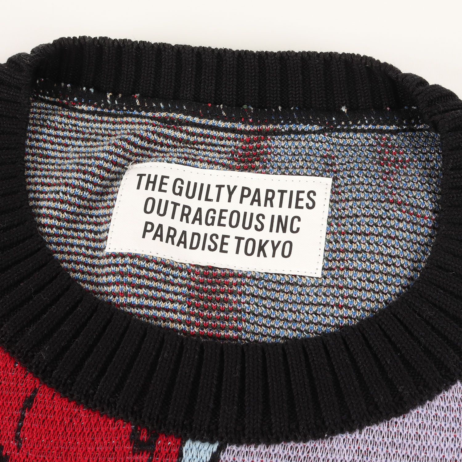 美品 WACKO MARIA ワコマリア ニット サイズ:L 22SS 天国東京 百女柄図