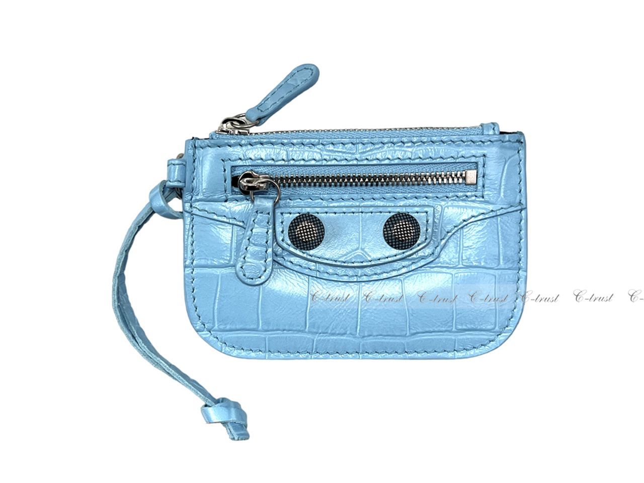 BALENCIAGA バレンシアガ 財布 コイン ケース キャッシュ クロコ