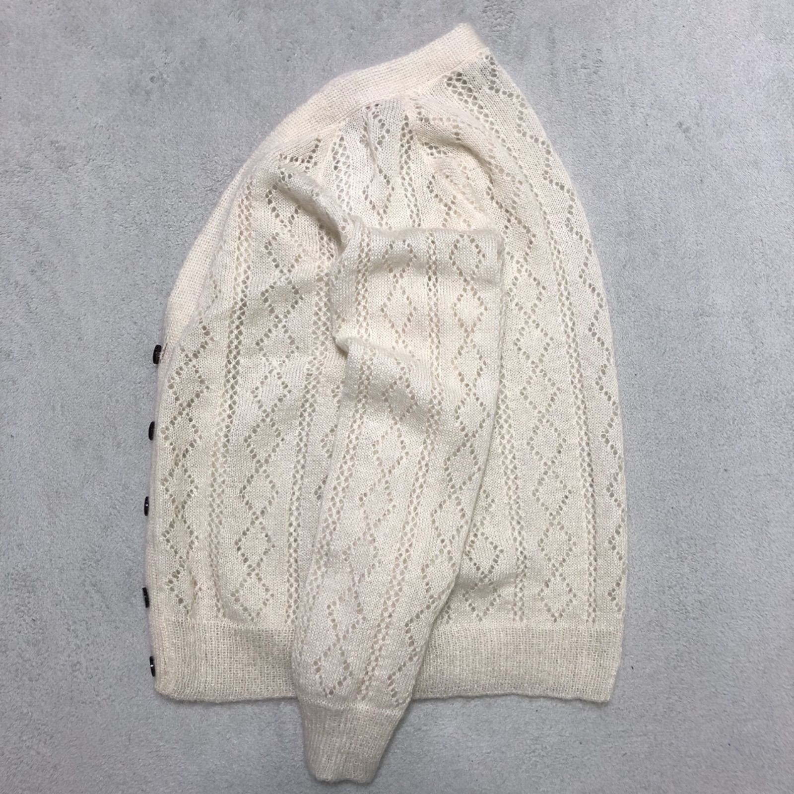 ERNEST W. BAKER Mohair Cardigan モヘアカーディガン モヘヤ ウール