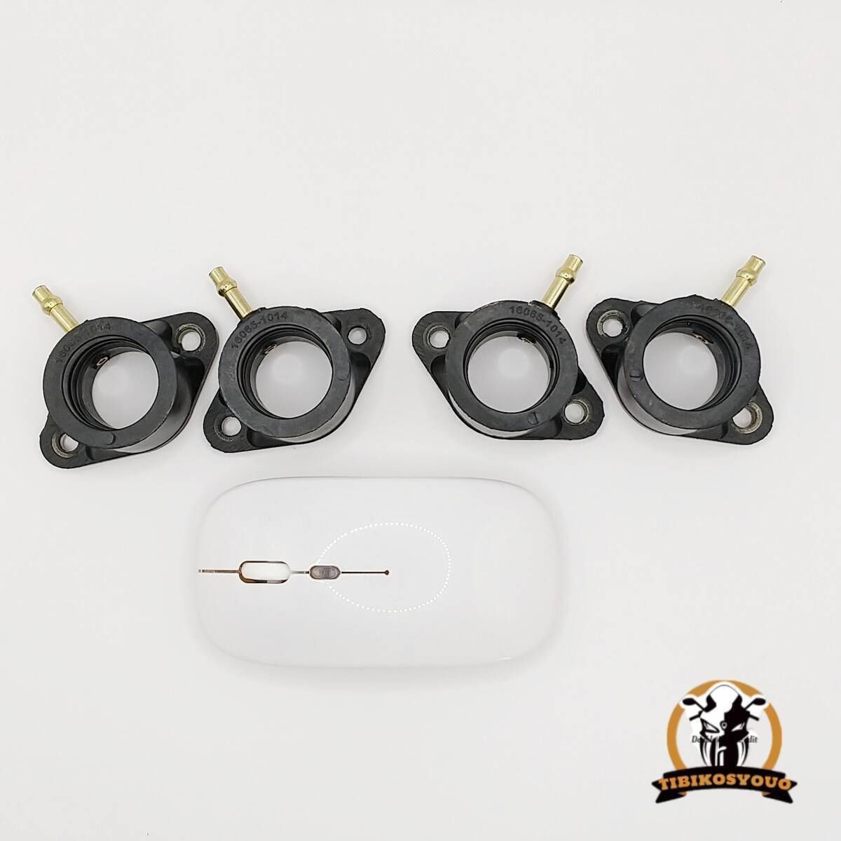 Ｚ４００ＦＸ 純正 インシュレーター キャップ セット 新品 ｚ400ｊ　ｚ550ｆｘ　ｚ400ｆｘ KAWASAKI Z400FX 純正 インシュレーター キャップ セット [Z400FX